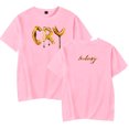 thumbnail image 1 of Hulvey Honey Tear Heavyweight T-Shirts Merch Women Clothes Trend Casual Short Sleeve Top, 1 of 4