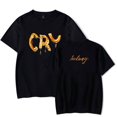 thumbnail image 1 of Hulvey Honey Tear Heavyweight T-shirt Merch Women's Men's Retro Trendy Casual Short Sleeve Top, 1 of 2