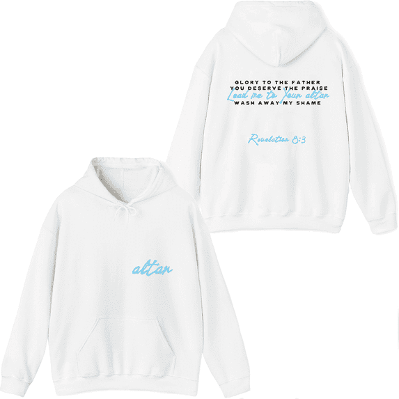 Hulvey Merch Altar Hoodie Printed Hoodies Unisex Men Women Rapper Long Sleeve Pullover Top