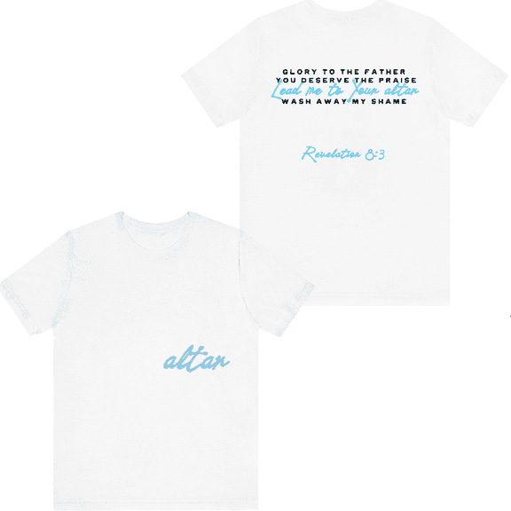 Hulvey Merch Altar T-shirt Printed Shirt Unisex Men Women Rapper Tee Short Sleeve Crewneck Top