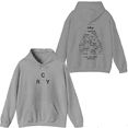 thumbnail image 1 of Hulvey Merch CRY Album Hoodie Printed Hoodies Men Women Rapper Long Sleeve Pullover Top, 1 of 5