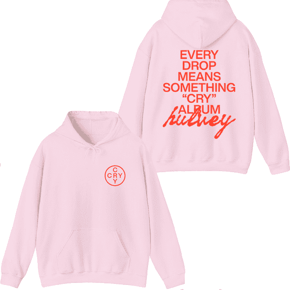 Hulvey Merch Every Drop Means Something Hoodie Printed Hoodies Men Women Rapper Long Sleeve Pullover