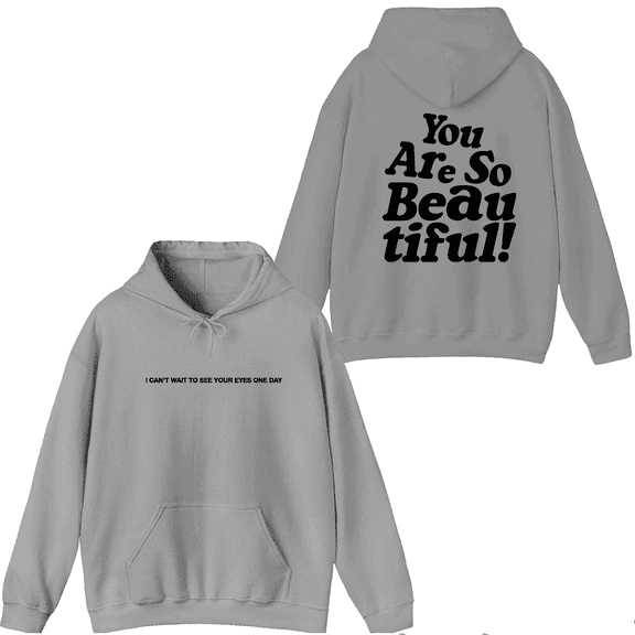 Hulvey Merch You Are So Beautiful Hoodie Printed Hoodies Men Women Rapper Long Sleeve Pullover Top