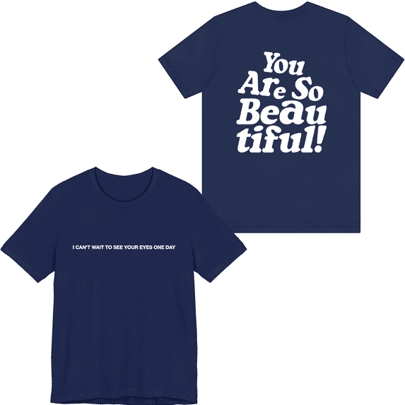 Hulvey Merch You Are So Beautiful T-shirt Printed Shirt Unisex Rapper Tee Short Sleeve Streetshirt