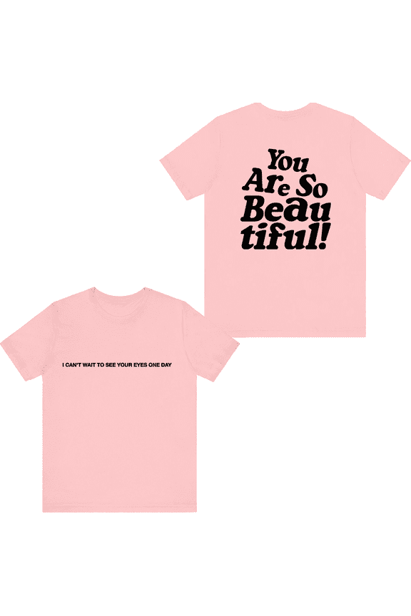 Hulvey Merch You Are So Beautiful T-shirt Printed Shirt Unisex Rapper Tee Short Sleeve Streetshirt