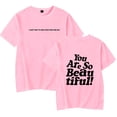 thumbnail image 1 of Hulvey You Are So Beautiful T-Shirts Merch Women Clothes Trend Casual Short Sleeve Top, 1 of 3