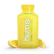 Huma Chia Energy Gel ، Lemonade 24 Pack - جل مناسب للمعدة ، جل طاقة طعام حقيقي لممارسة التحمل