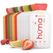 Huma Plus Double Electrolytes - Chia Energy Gel, 12 Original and 12 PLUS Gels, Variety Pack