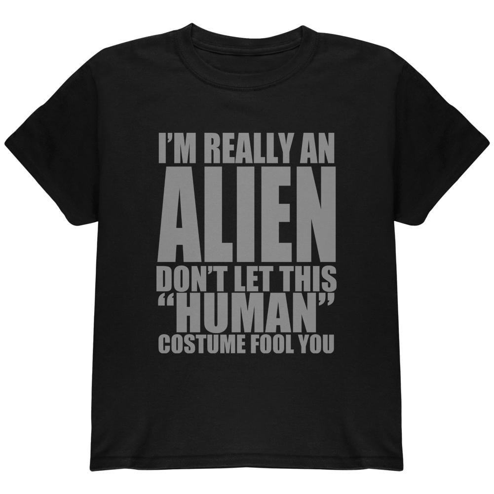 Human Alien Costume Youth T Shirt - Walmart.com