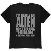 Human Alien Costume Youth T Shirt