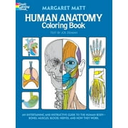 MARGARET MATT; JOE ZIEMIAN Human Anatomy Coloring Book (Paperback)