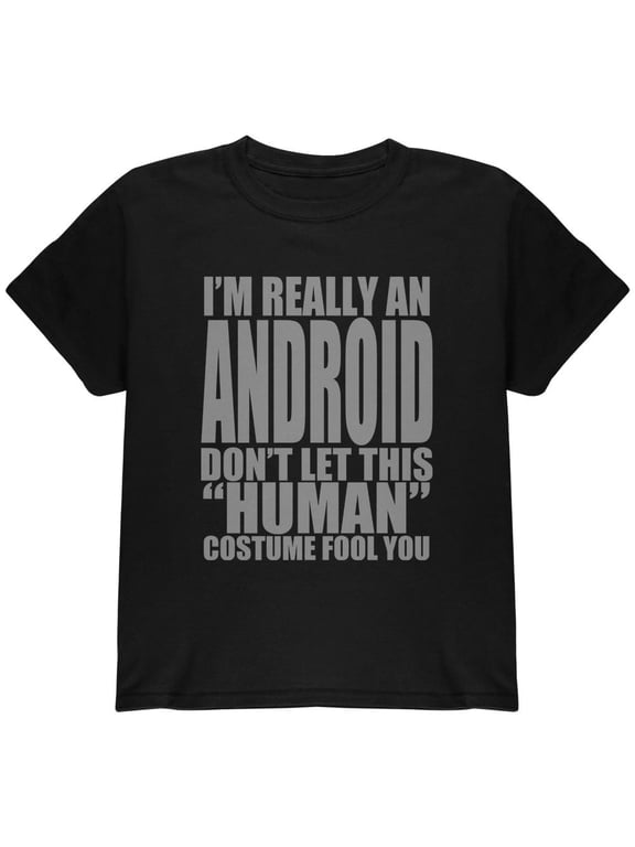 Human Android Costume Youth T Shirt