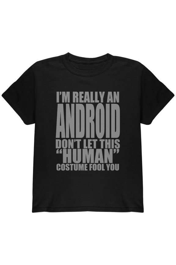 Human Android Costume Youth T Shirt