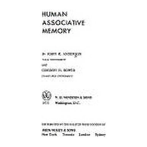 Pre-Owned Human Associative Memory (Hardcover) 9780470028926