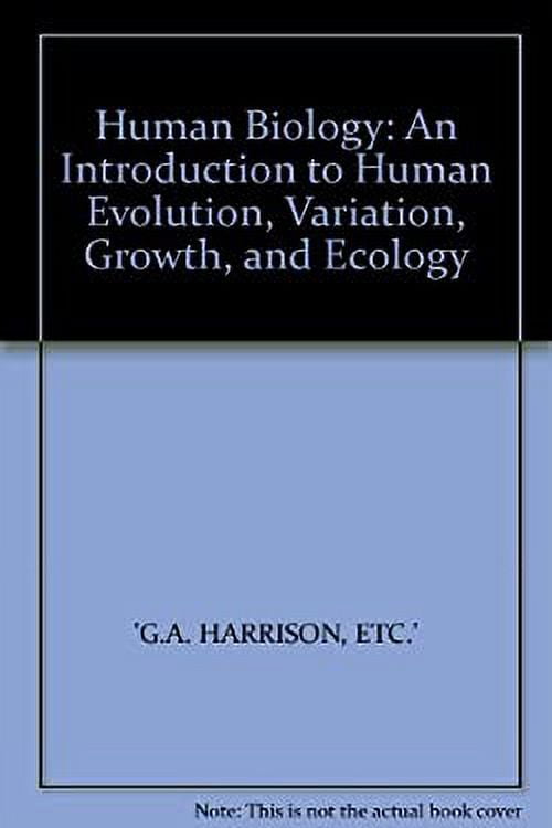 Introduction To Human Evolution Pre-Owned Human Biology : An Introduction to Human Evolution, Variation ...
