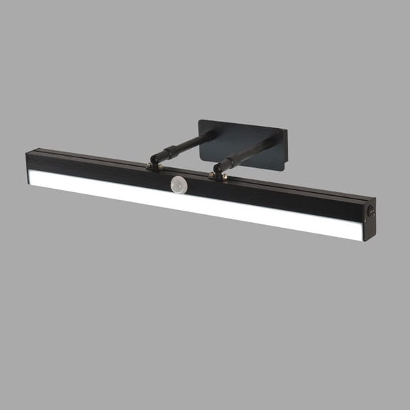 Human Body Induction Vanity Light Adjustable Linear Bathroom Light Fixture, LED Sensor Makeup Wall Sconce, Bath Vanity Wall Lamps with Switch, 4000K Natural White