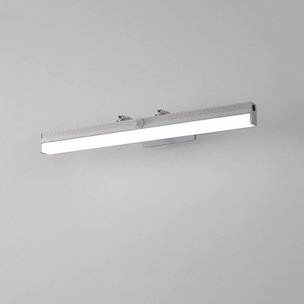 Human Body Induction Vanity Light Adjustable Linear Bathroom Light Fixture, LED Sensor Makeup Wall Sconce, Bath Vanity Wall Lamps with Switch, 4000K Natural White