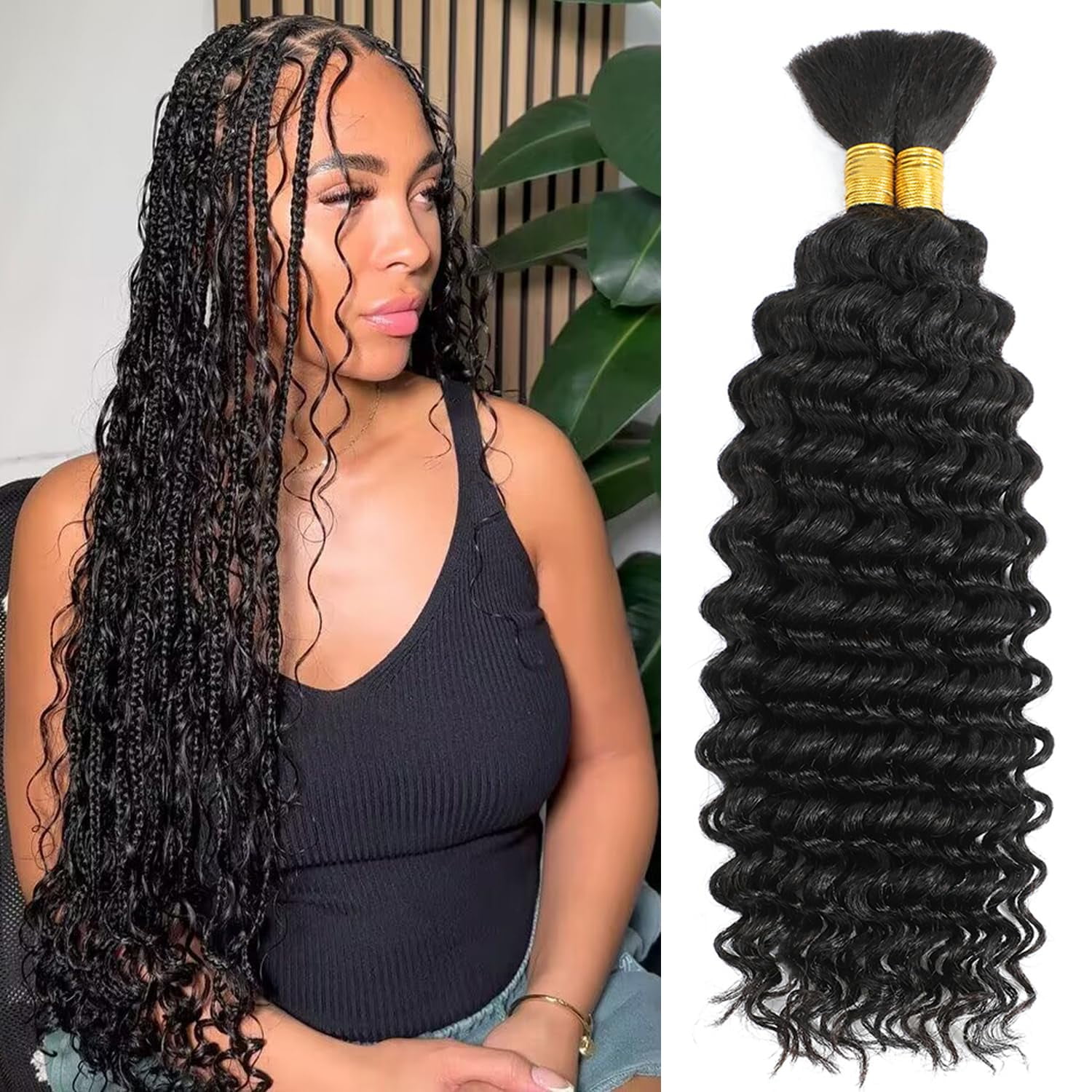 Human braiding hair long 2025