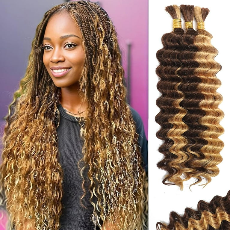 Human Braiding Hair for Boho Braids Human Hair Braiding Hair  display picture 3