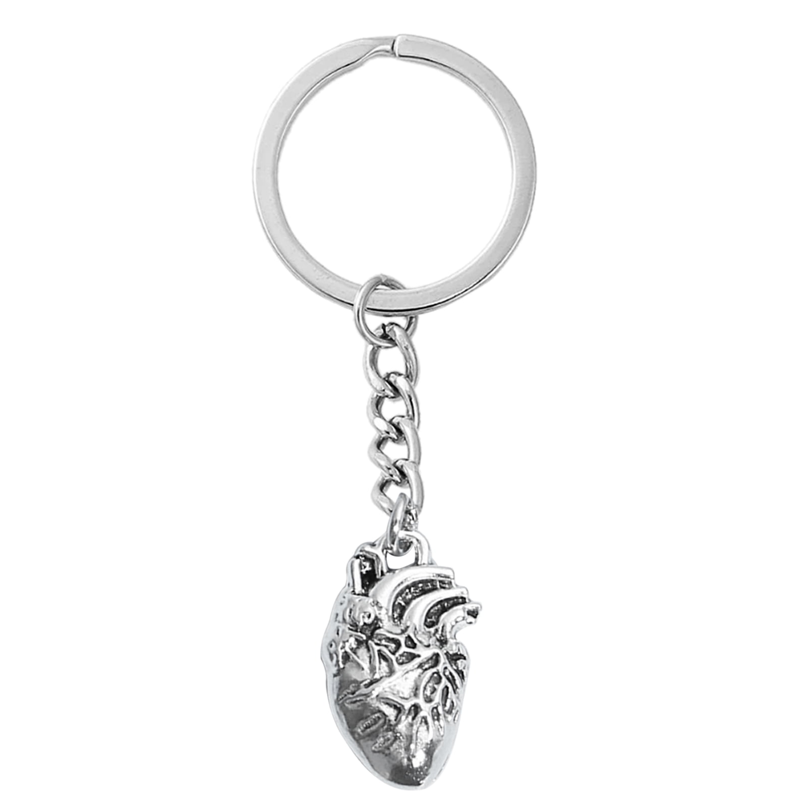 Key Rings Ergenomic Human Brain Keychain 3D Organs Pendant for Key Holder Psychologist Body ...