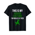 thumbnail image 1 of Human Costume I'm Really A T Rex Funny Halloween T-Shirt, 1 of 5