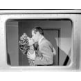 thumbnail image 1 of Human Desire Man in Suit Kissing the Lady Photo Print (24 x 30), 1 of 1