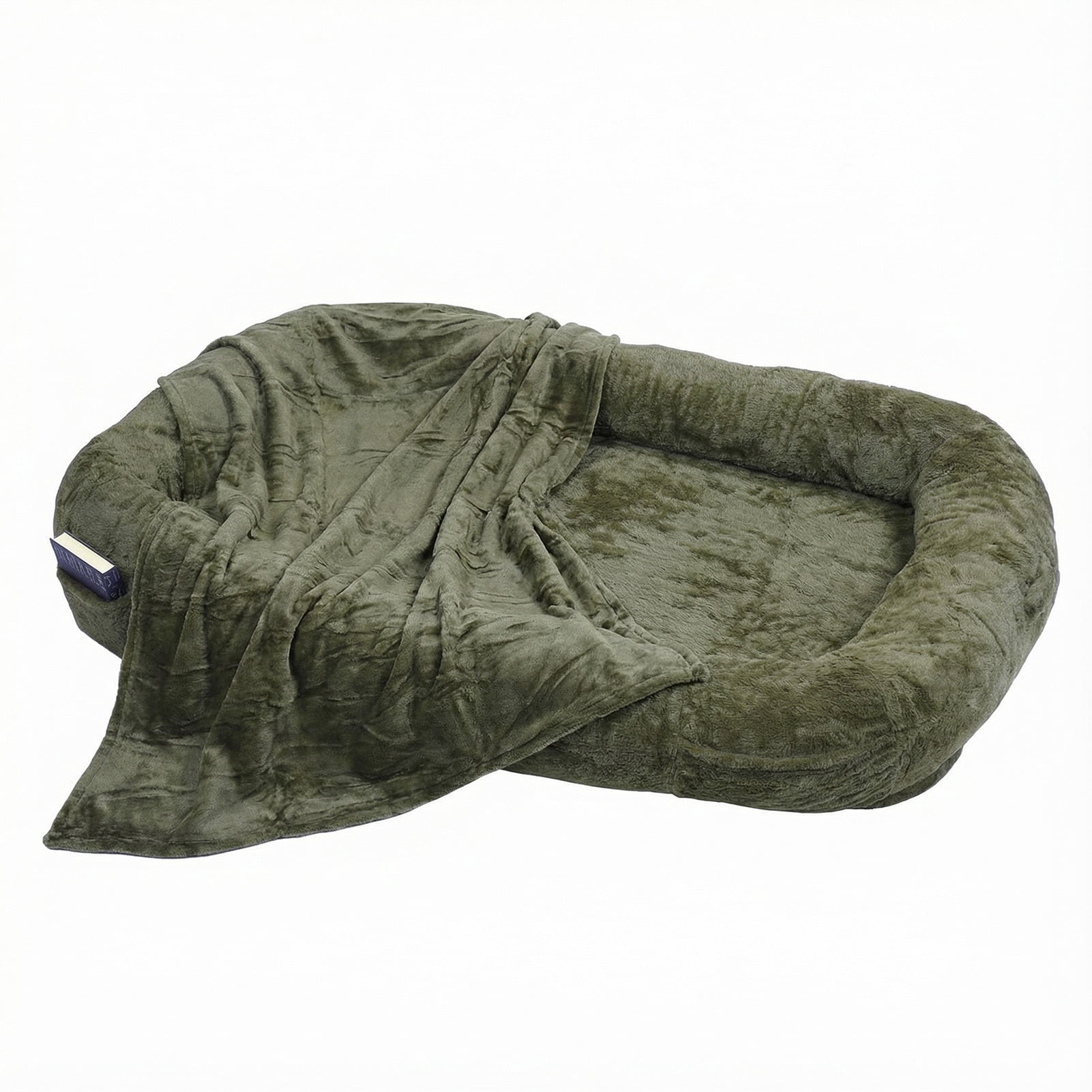 Human Dog Bed, Extra Large Washable Pet Bed with Soft Plush Fabric and Anti Slip Bottom, for Large Dogs and Home Decor