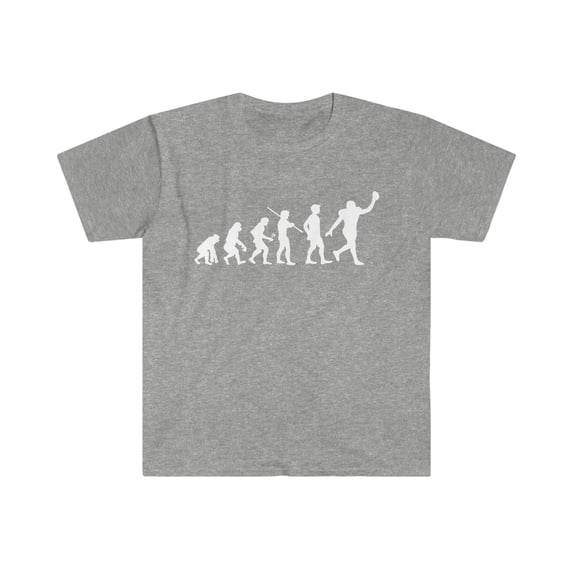 Human Evolution American Football Player Unisex T-shirt, S-3XL