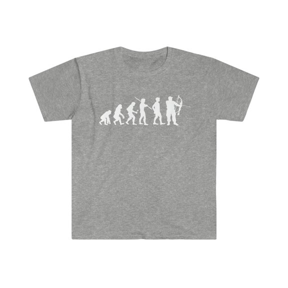 Human Evolution Archery Unisex T-shirt S-3XL