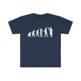 thumbnail image 1 of Human Evolution Bagpipes Bagpipes Player Unisex T-shirt, S-3XL, 1 of 2