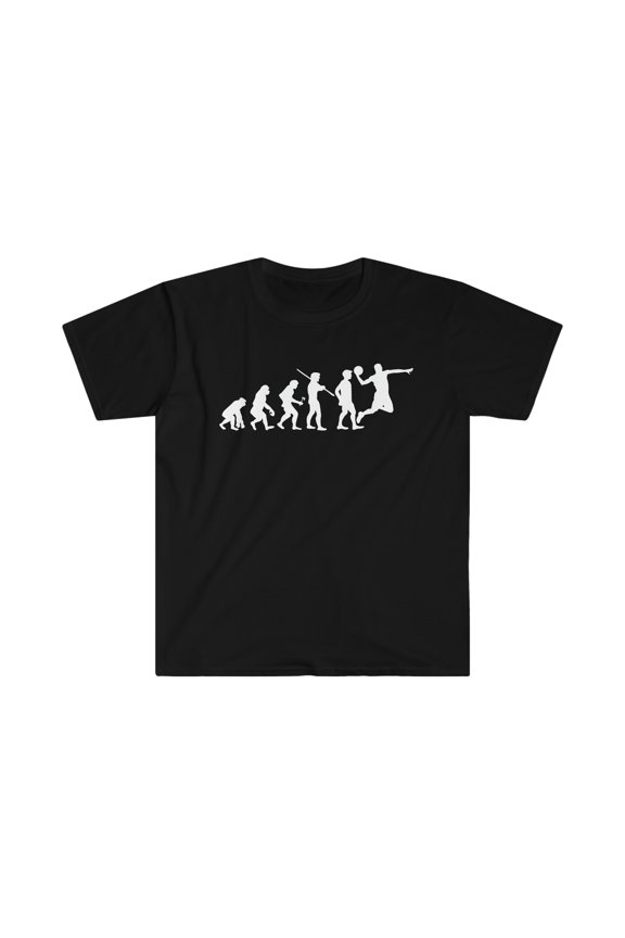 Human Evolution Basketball Player Unisex T-shirt, S-3XL