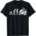 thumbnail image 1 of Human Evolution Car Mechanic Funny Automotive Dad Men Gift T-Shirt mens t shirt，black，women，funny，misfits，men，journey，t-shirt, 1 of 4