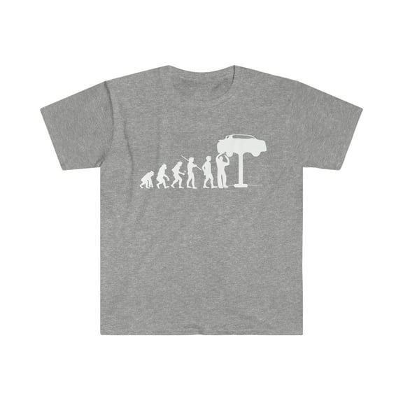 Human Evolution Mechanic Unisex T-shirt S-3XL