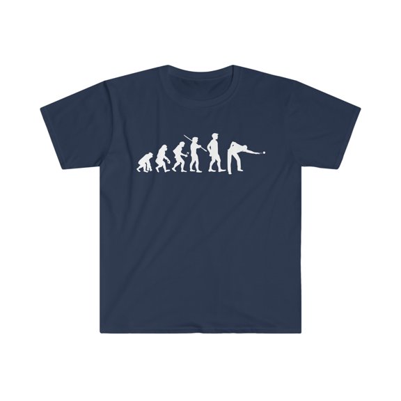 Human Evolution Pool Player Billiards Unisex T-shirt S-3XL
