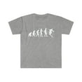 thumbnail image 1 of Human Evolution Skiing Skier Unisex T-shirt S-3XL, 1 of 2