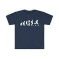 thumbnail image 1 of Human Evolution Soccer Player Unisex T-shirt S-3XL, 1 of 2