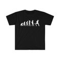 thumbnail image 1 of Human Evolution Soccer Player Unisex T-shirt S-3XL, 1 of 2