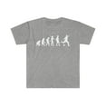 thumbnail image 1 of Human Evolution Soccer Player Unisex T-shirt S-3XL, 1 of 2