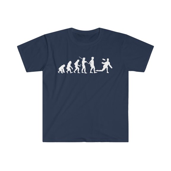 Human Evolution Ultimate Frisbee Player Unisex T-shirt S-3XL