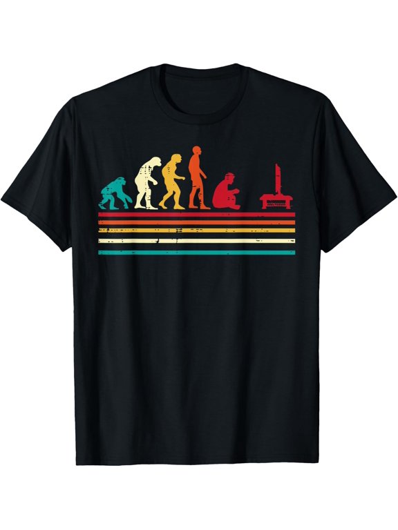 Human Evolution Video Gaming Retro Gamer Men Boys Kids Teens T-Shirt men and women can wear, black, white, gifts