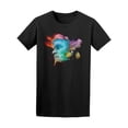 thumbnail image 1 of Human Face Colorful Graphic Tee Men's -Image by Shutterstock, 1 of 2
