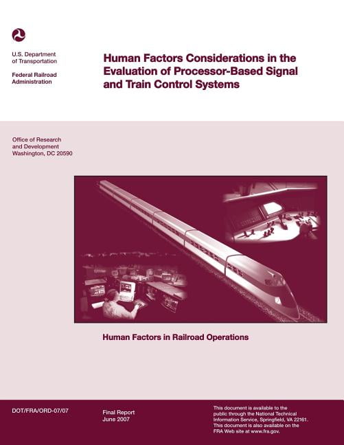 Human Factors Considerations in the Evaluation of Processor-Based ...