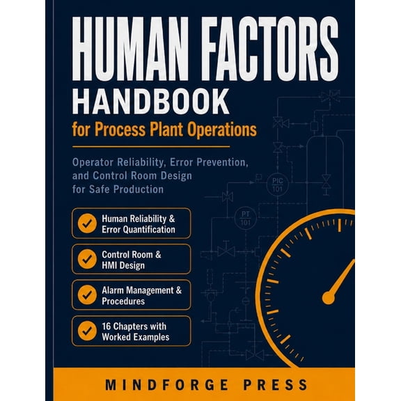 Human Factors Handbook for Process Plant Operations: Operator Reliability, Error Prevention, and Control Room Design for, (Paperback)
