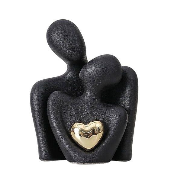 Human Figurines Indoor Decors Couple Statue Creative Ceramics Couple Wedding Gift for Photo Studio