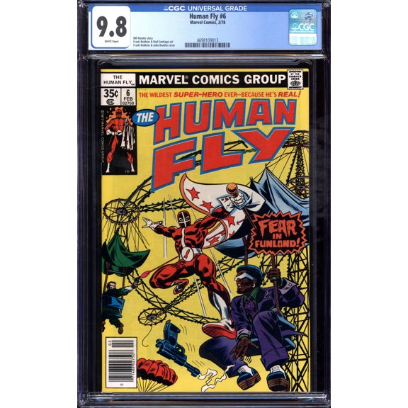 Human Fly #6 - CGC 9.8 Comic Book