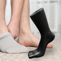 Human Foot Model Medium Stocking, Mannequin Foot Model, Display Jewelry Display Stand, Toe Separate Mannequin, Foot Sock Display for Retail Socks black with right