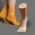 thumbnail image 1 of Human Foot Model Medium Stocking, Mannequin Foot Model, Display Jewelry Display Stand, Toe Separate Mannequin, Foot Sock Display for Retail Socksskin color left, 1 of 10