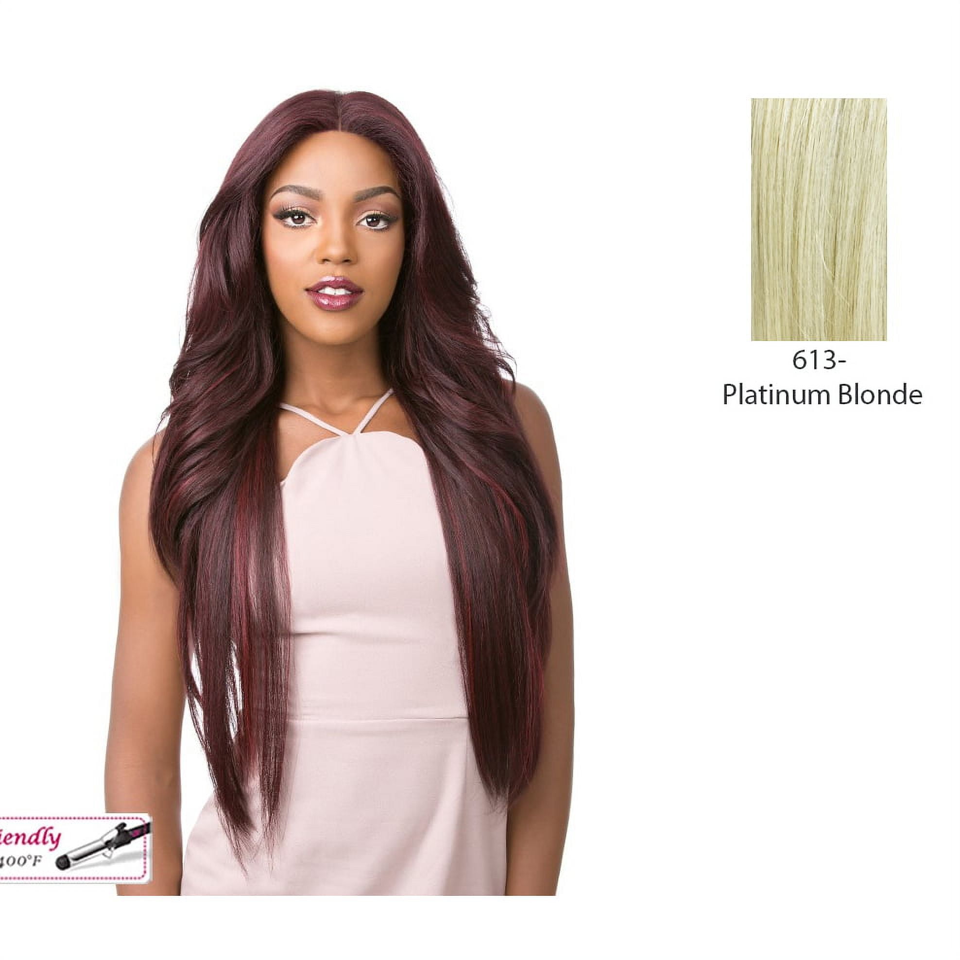 Platinum blonde top 360 wig