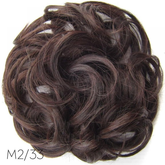 Human Hair Bun, Messy Bun Hair Piece 100% Human Hair Bun Extension Scrunchie Chignon Ponytail Extensions for Women Updo Donut Hairpiece