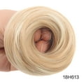 thumbnail image 1 of Human Hair Messy Bun Scrunchie, Curly Chignon Hairpiece with Elastic Band, Fluffy Donut Updo for Women, 1 of 1